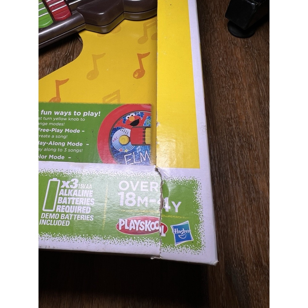 Sesame Street Elmo ABC Song & Colors Let's Rock Guitar Musical Toy Hasbro 2012 - Picture 4 of 5